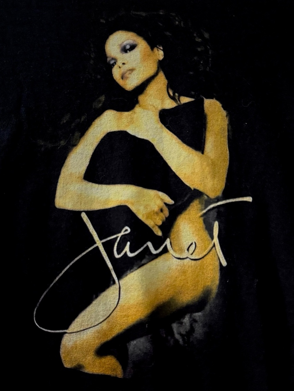 Rare Janet Jackson All For You Tour 2001 T-Shirt Size S